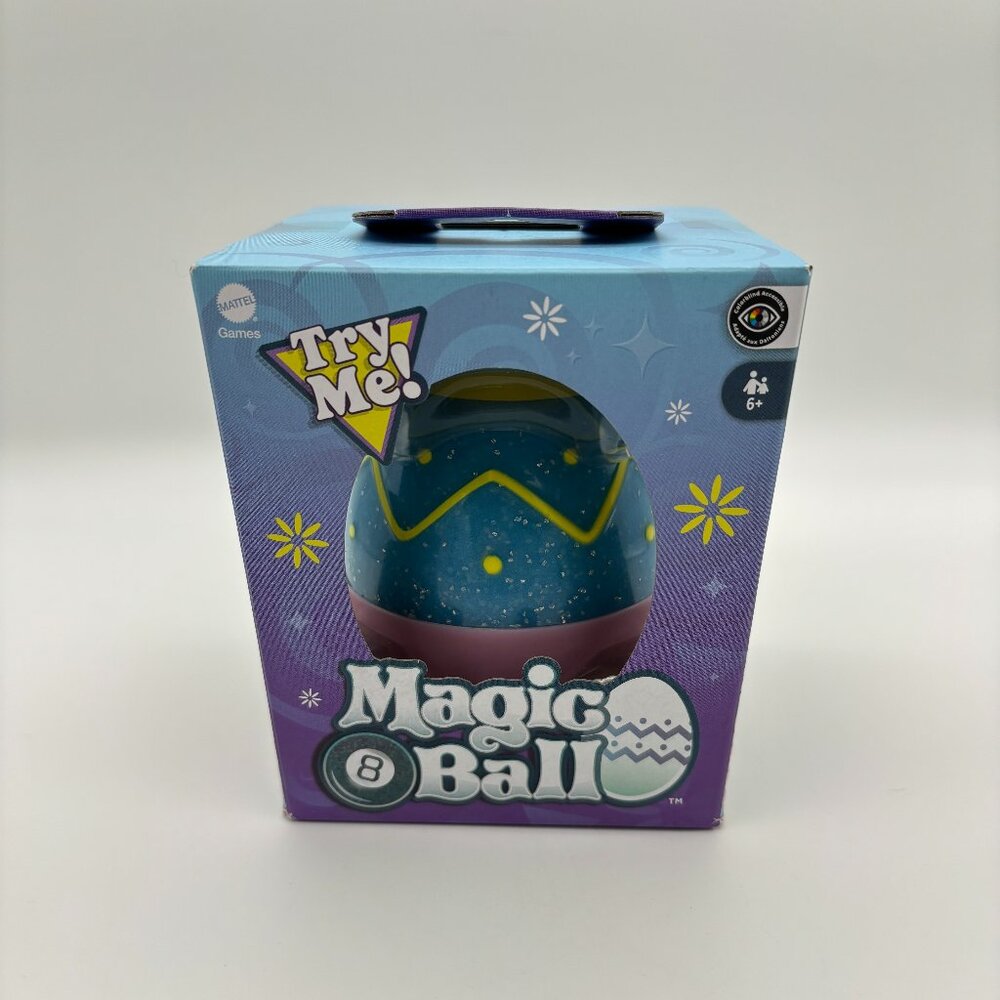 Magic 8 Ball Easter Egg Novelty Toy Fortune Telling Game, Kids Adult Family NEW